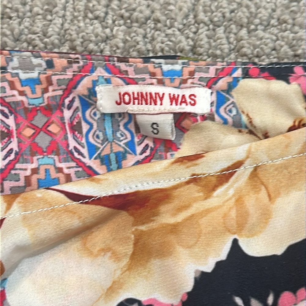 Johnny Was S Oversized Printed Patchwork Floral T… - image 4